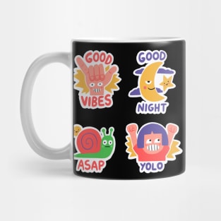 Funny Sticker Mug